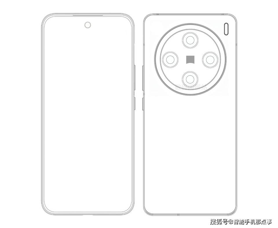 vivo X200系列线稿图曝光：直角中框+圆型模组，发布时间也已临近！